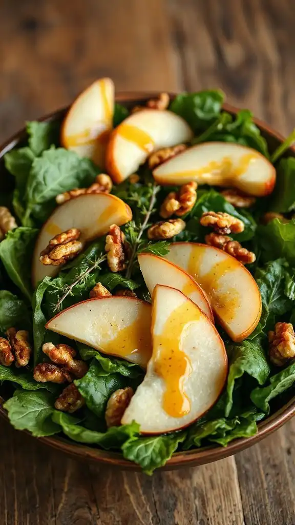pear walnut salad recipe