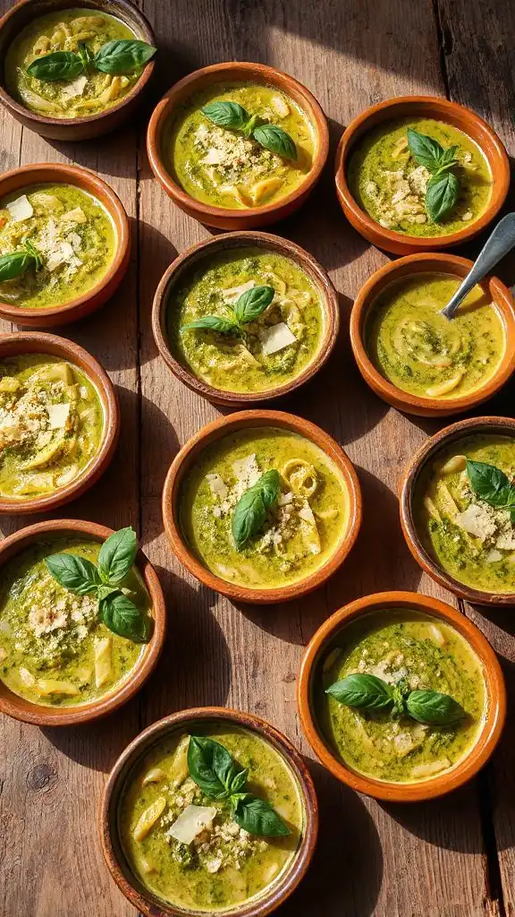 pesto pasta soup recipe
