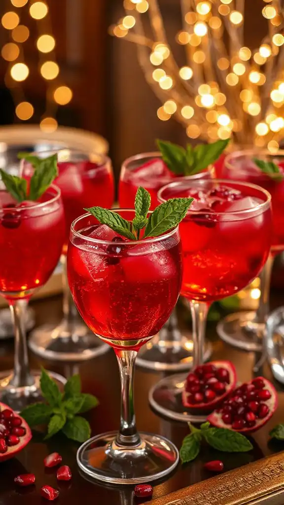 pomegranate cocktails for celebration