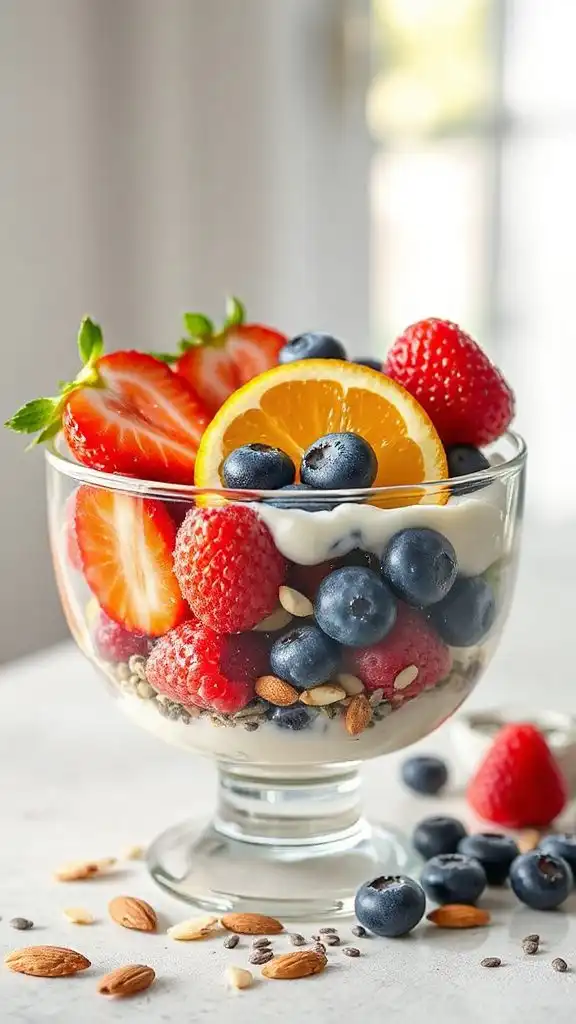 protein packed fruit yogurt