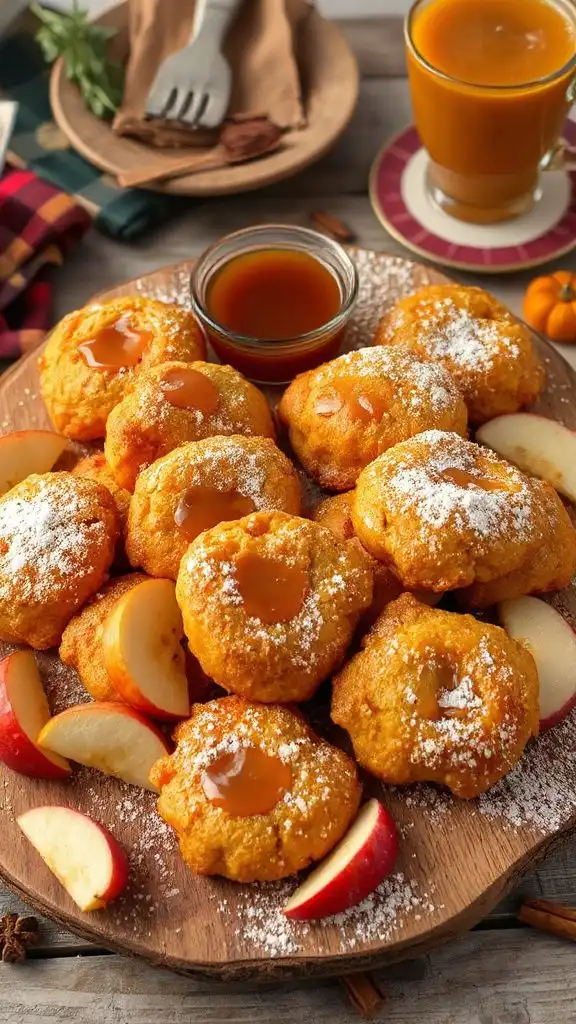 pumpkin apple fritters recipe