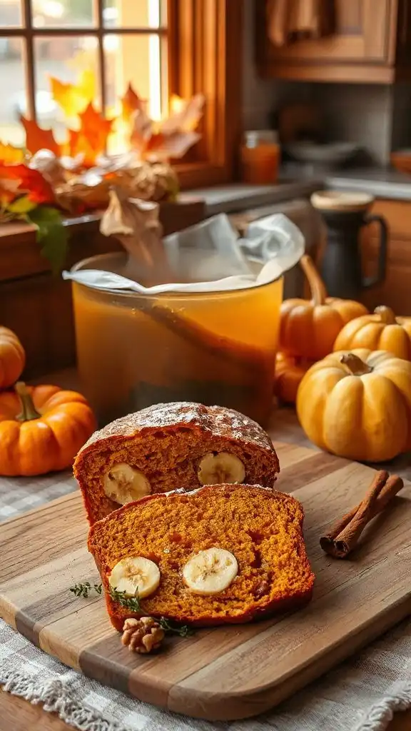 pumpkin banana bread recipe