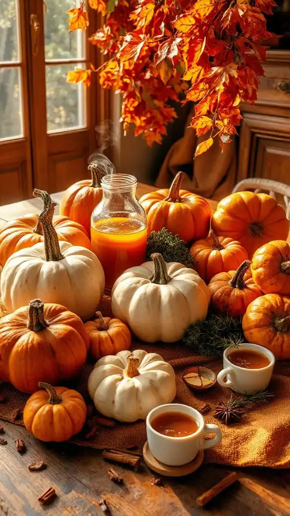 pumpkin caramel rum dessert