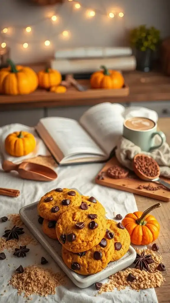 pumpkin chocolate chip cookies
