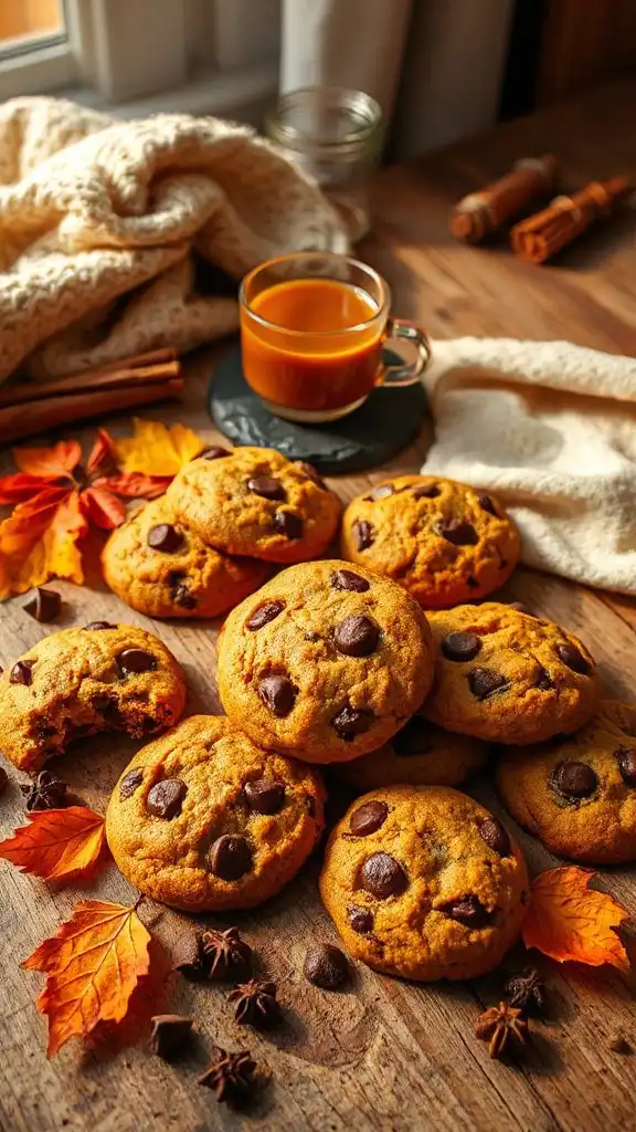 pumpkin chocolate chip cookies