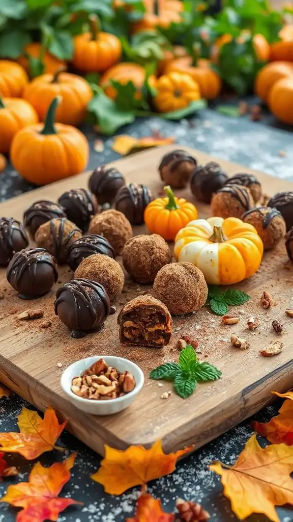 pumpkin chocolate truffles recipe