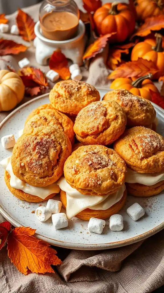 pumpkin cream cheese biscuits