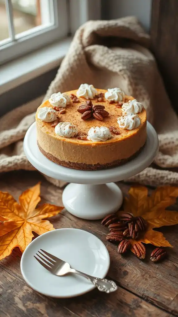pumpkin infused cheesecake delight