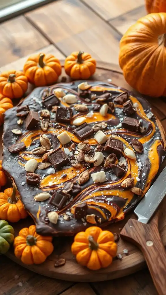 pumpkin infused chocolate treat