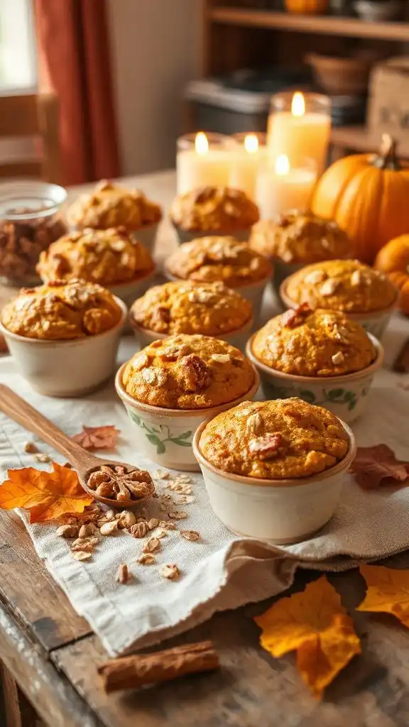 pumpkin oatmeal muffins recipe