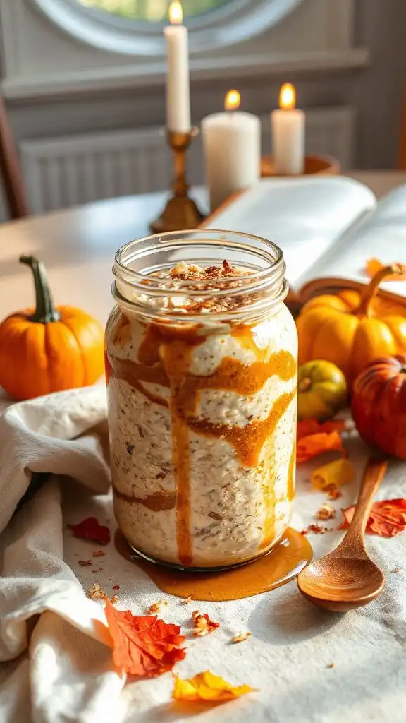 pumpkin pie breakfast oats