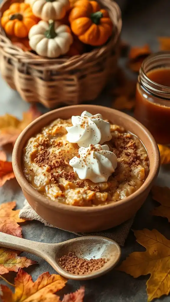 pumpkin pie breakfast oats