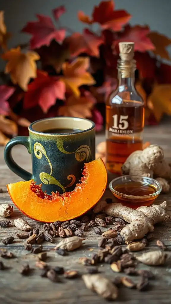 pumpkin spice bourbon chai