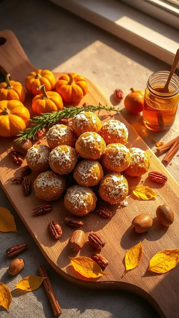 pumpkin spice energy balls