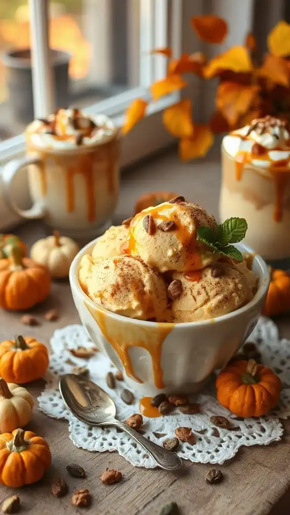 pumpkin spice latte ice cream