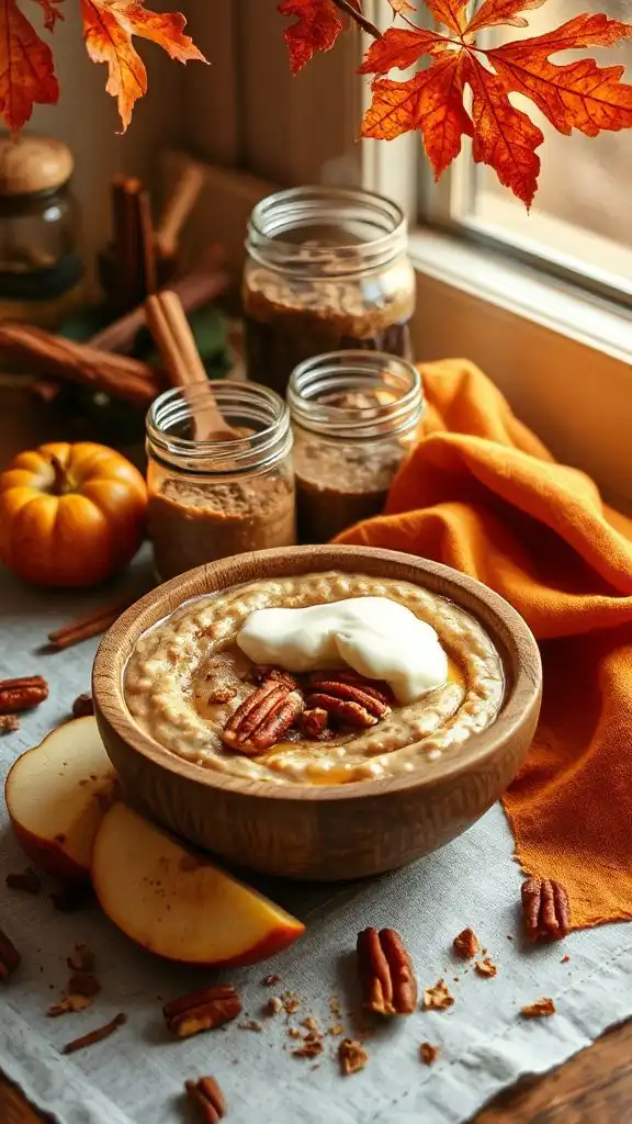pumpkin spice overnight oats