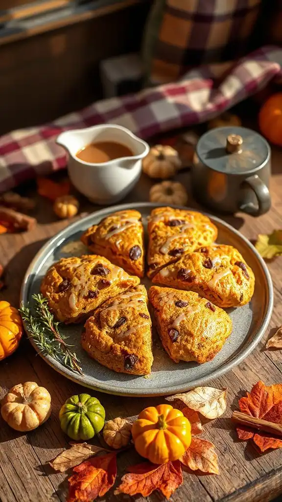 pumpkin spice scone recipe