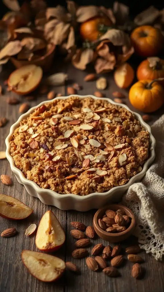 quince almond crumble recipe