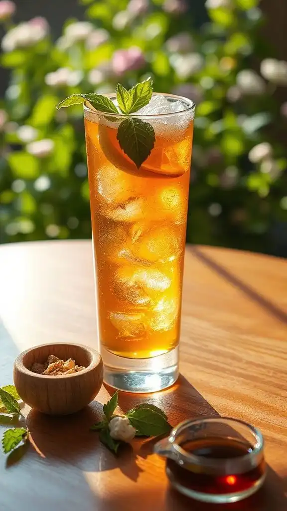 refreshing herbal iced tea