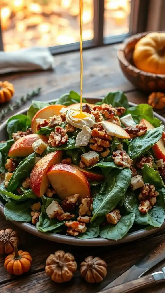 refreshing spinach apple salad