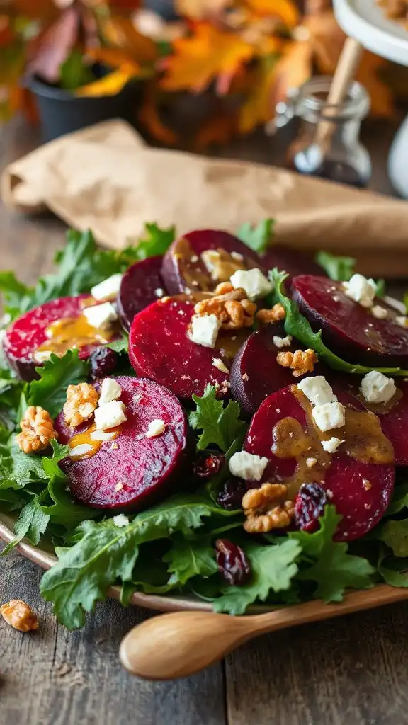 roasted beet arugula salad