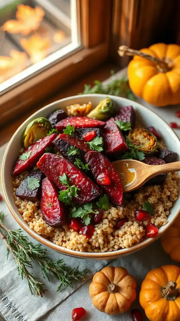 roasted beet quinoa bowl roasted beet quinoa bowl