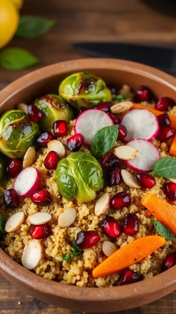 roasted brussels sprout salad