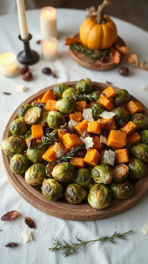 roasted brussels sprouts medley