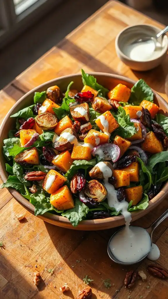 roasted brussels sprouts salad