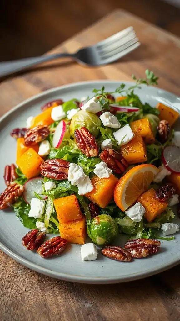 roasted brussels sprouts salad