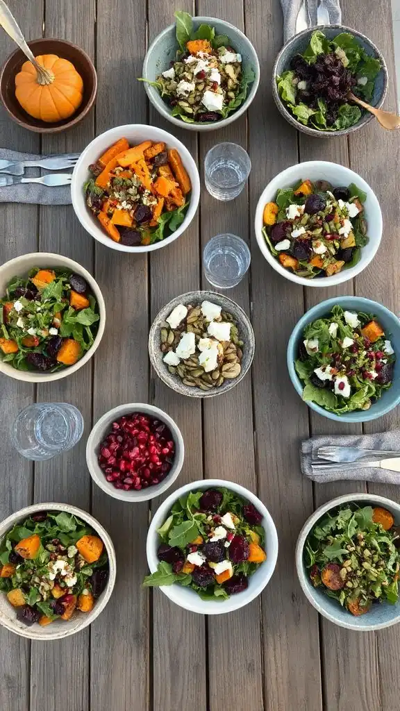 roasted root vegetable salads