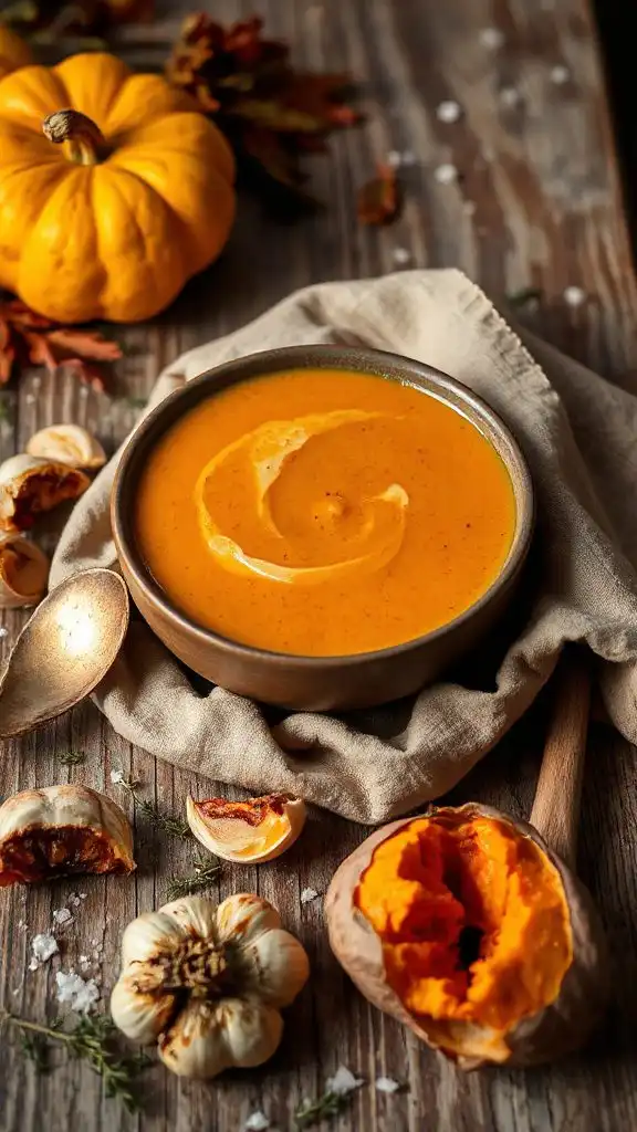 roasted sweet potato soup