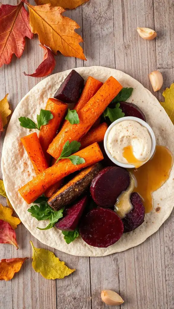roasted vegetable wrap recipe