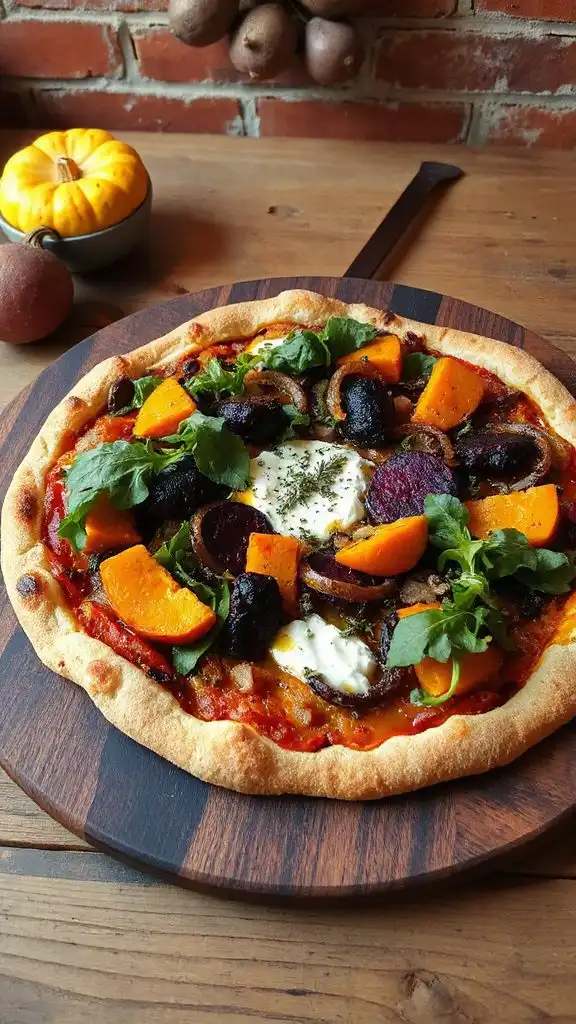 root vegetable pizza recipe