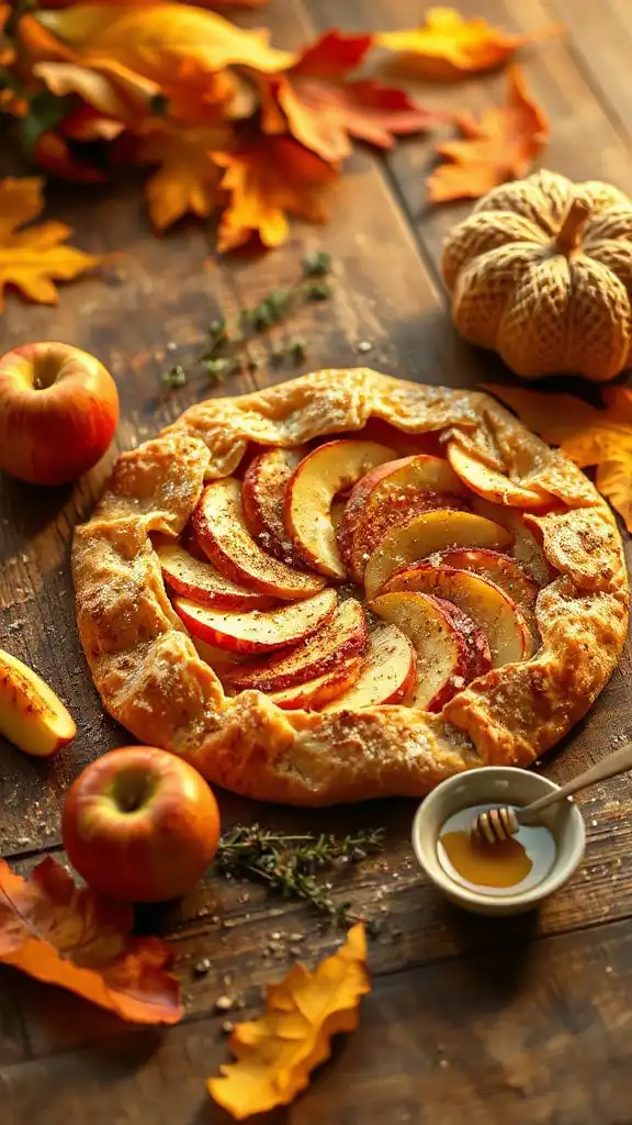 rustic honeycrisp apple dessert