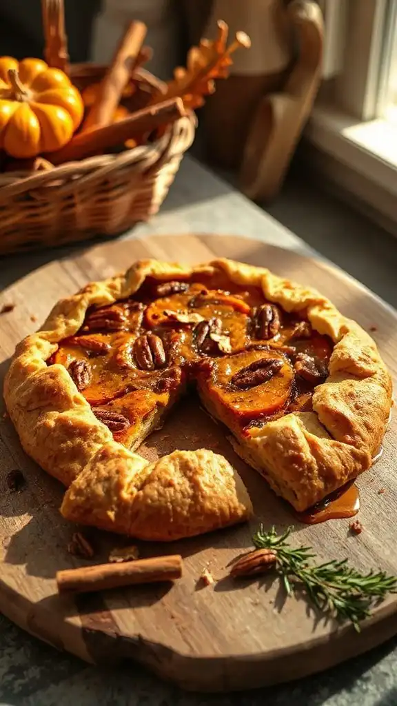 rustic pumpkin dessert delight