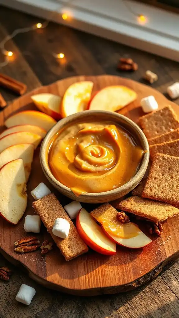 s mores caramel apple dip