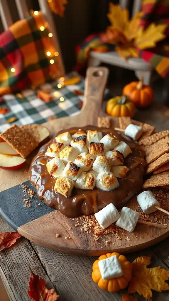 s mores dip for sharing
