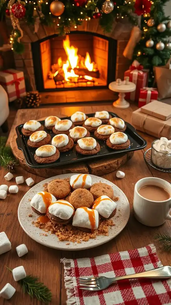s mores inspired holiday cookies