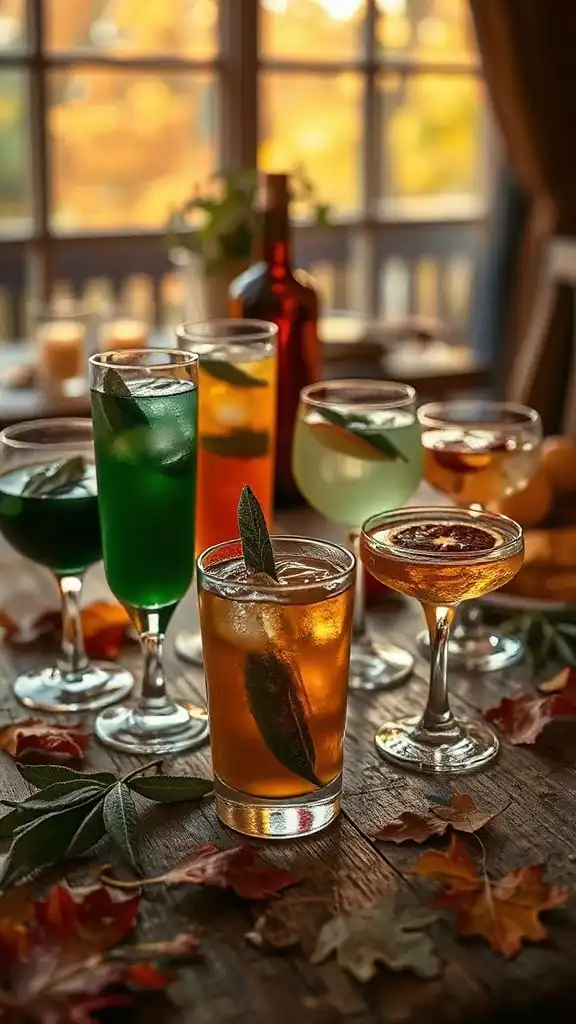 sage infused autumn cocktail recipes