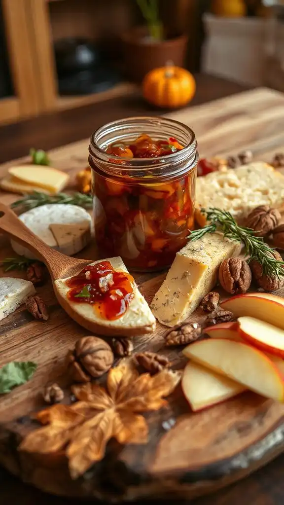 savory apple rosemary chutney