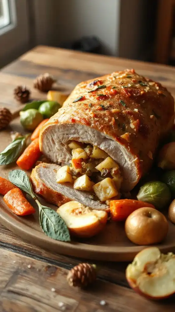 savory apple sage pork