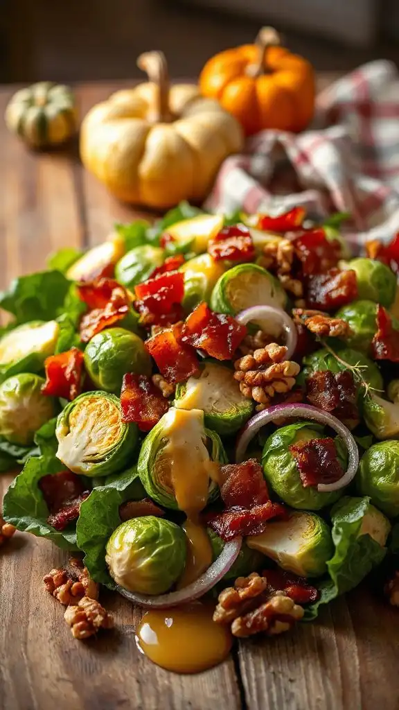 savory brussels sprouts salad