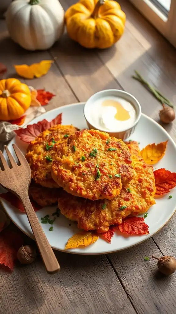 savory butternut squash fritters