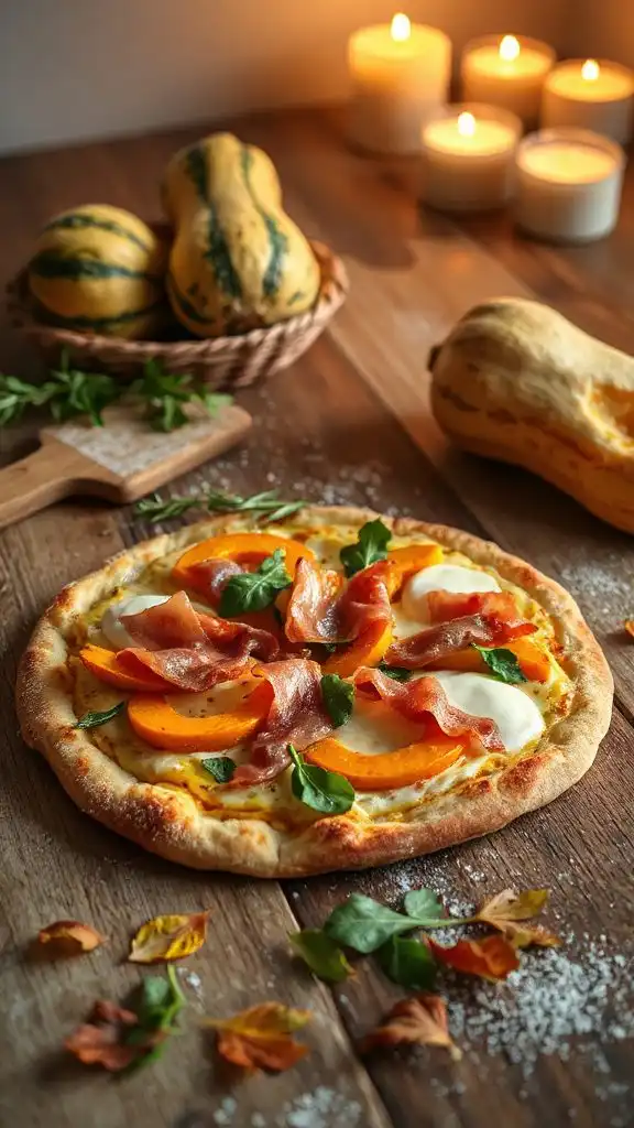 savory butternut squash pizza