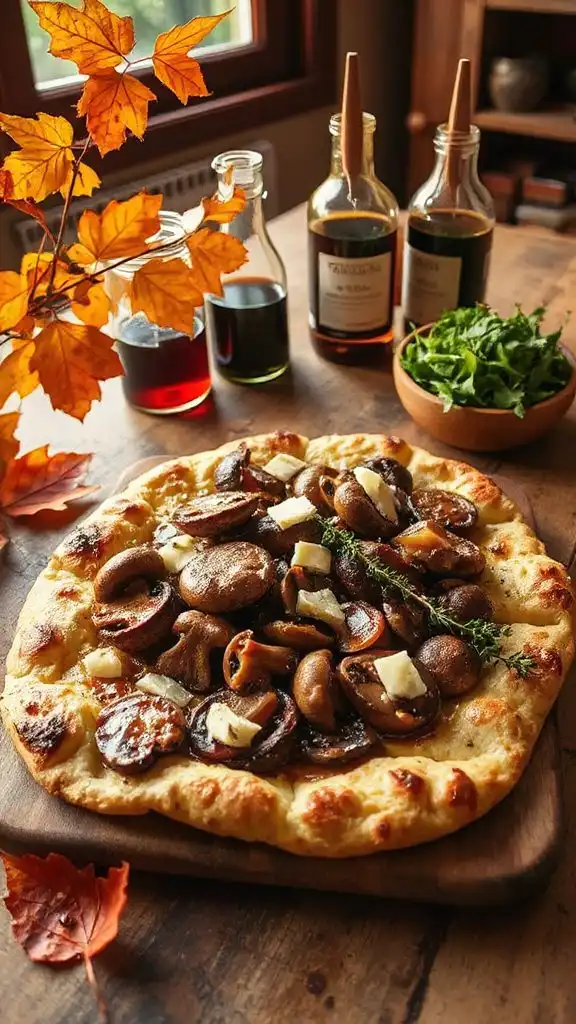 savory caramelized onion flatbread