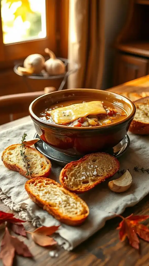 savory caramelized onion soup