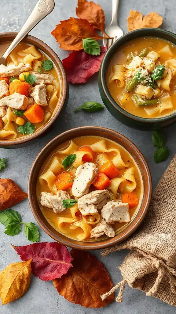savory chicken noodle soup