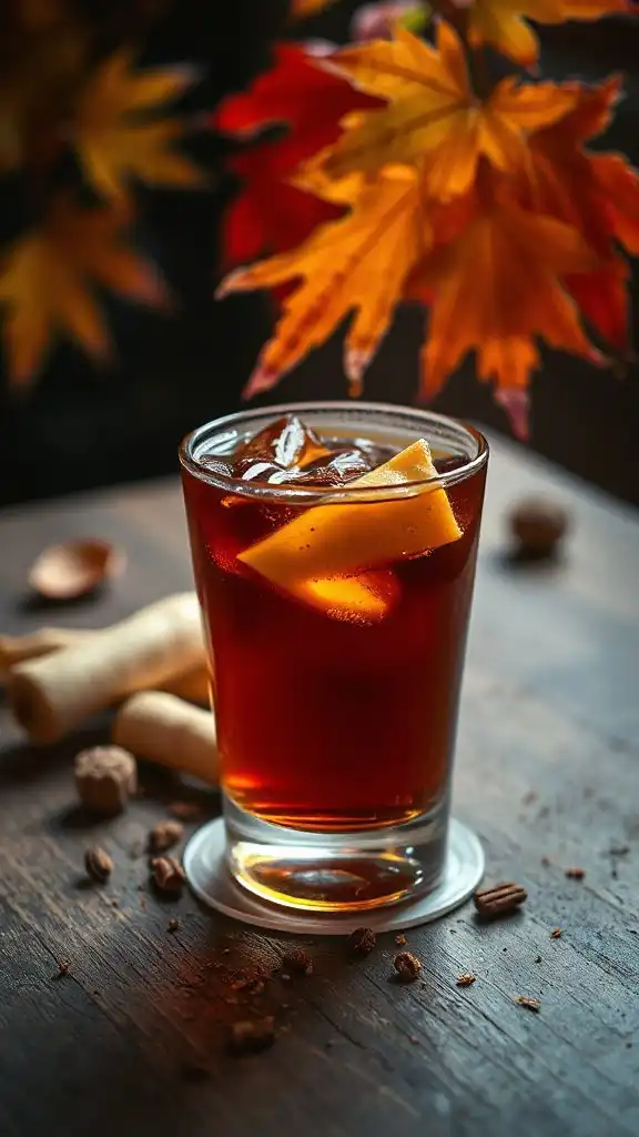 savory fall bourbon sipper