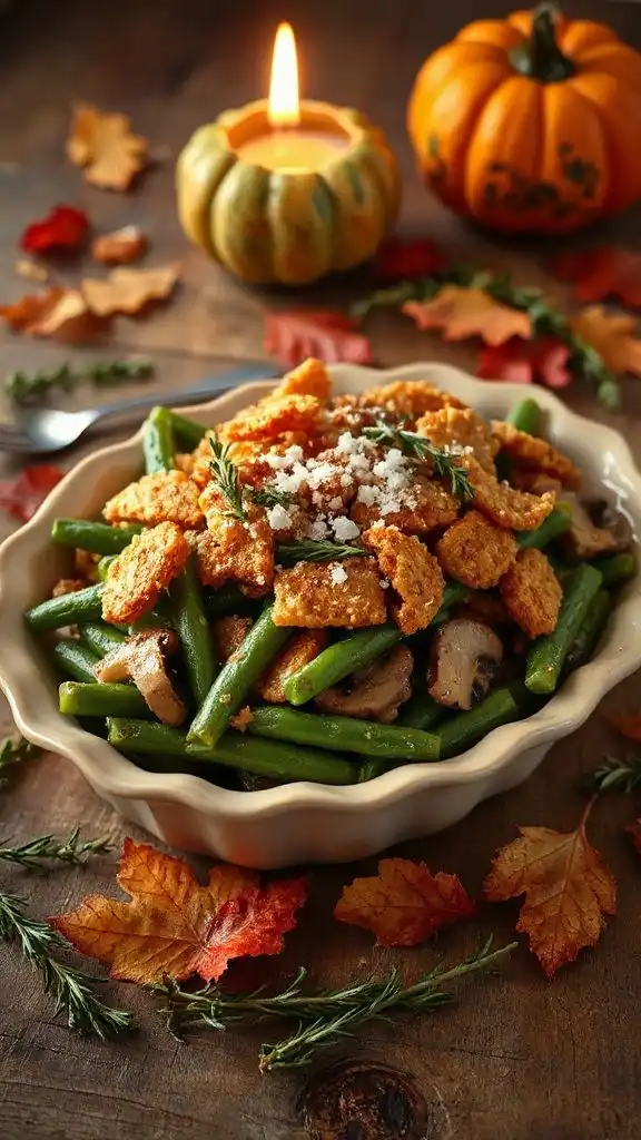 savory green bean casserole
